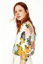 Fresh floral print blouse - Image 2